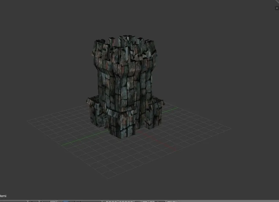 Tower rocket launcher 3D model