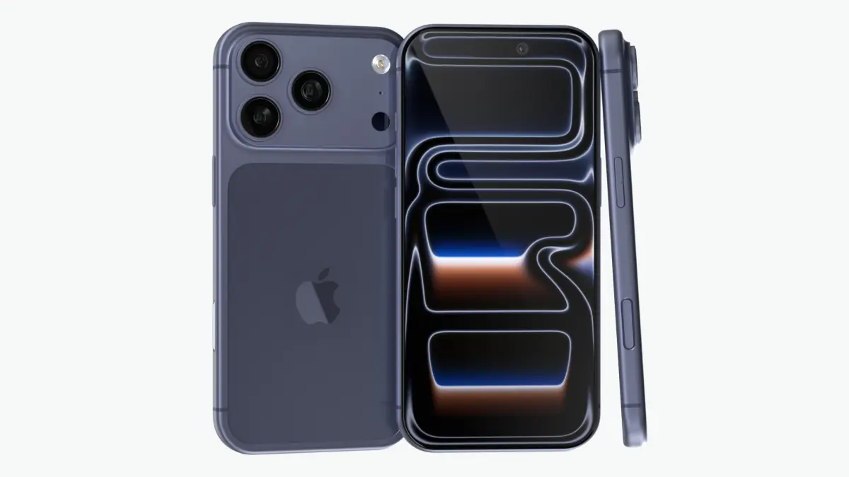 Apple iPhone 17 Pro Deep Blue 3D model