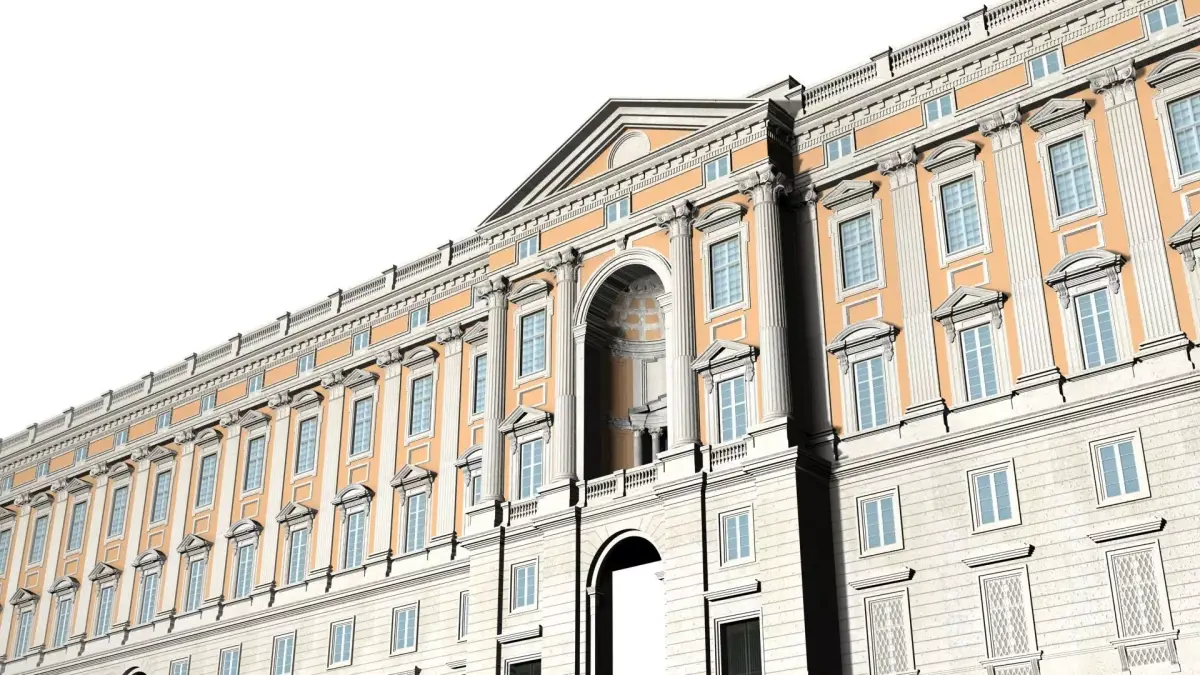 Royal Palace at Caserta Reggia 3D model