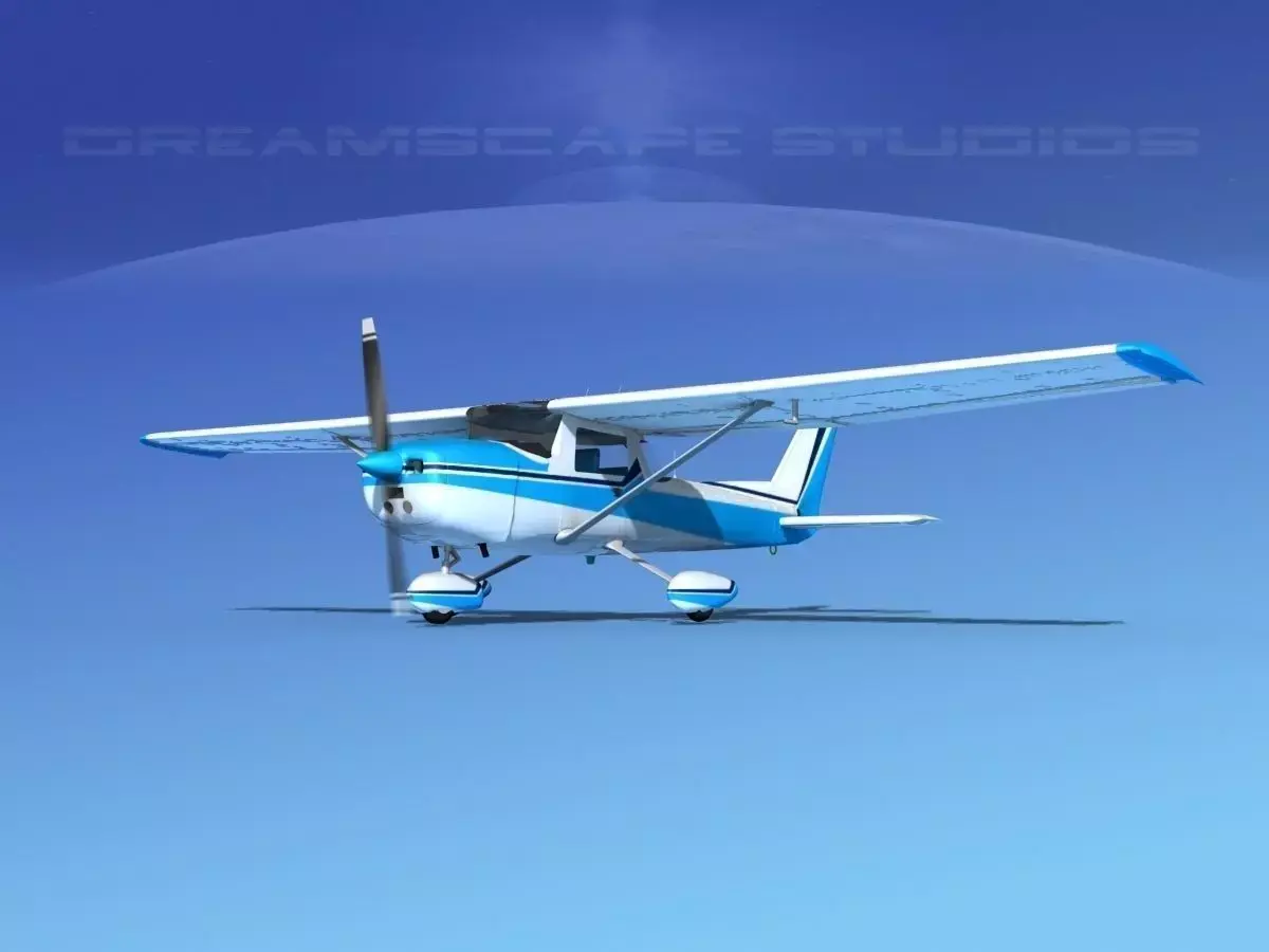 Cessna C152 Aerobat V02 3D model