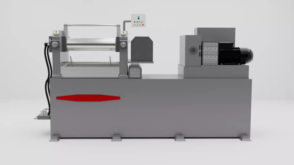 Material Testing Machine Two Roller Calender Low-poly 3D model