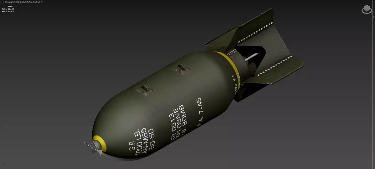 AN-M65 3D model