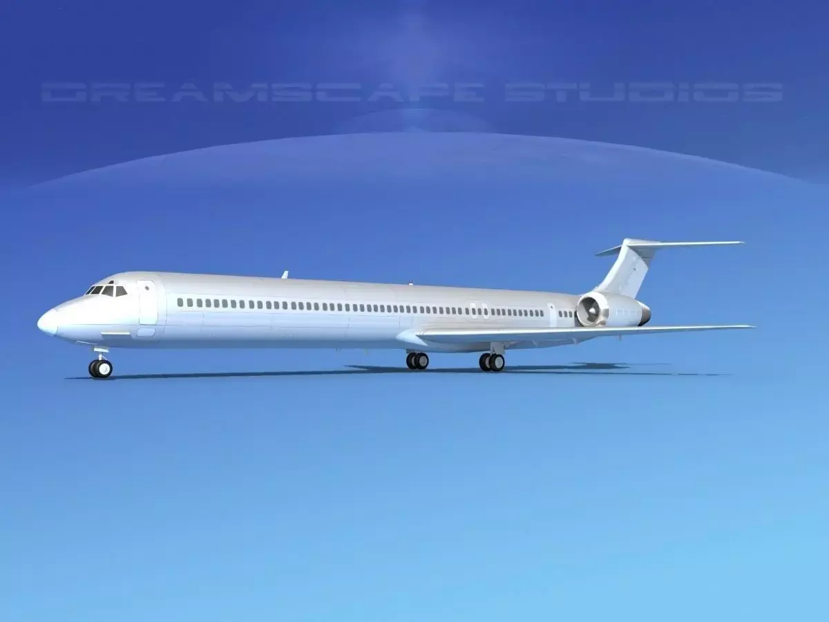McDonnell Douglas MD-90 Bare Metal 3D model