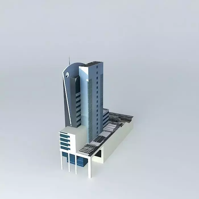 Trust Business Center Free 3D model