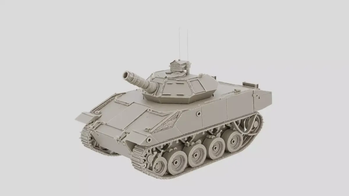 Tracked Infantry Fighting Vehicle for 3D print 3D model