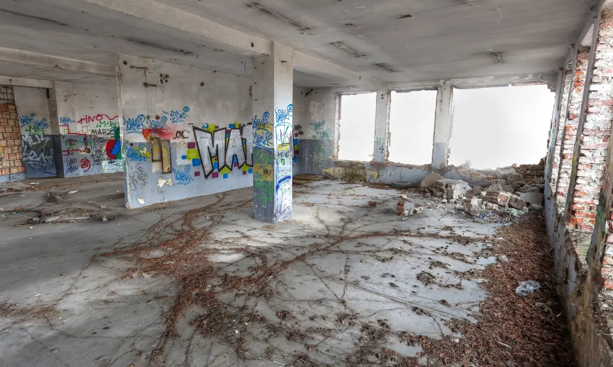 Abandoned factory VR 3D model