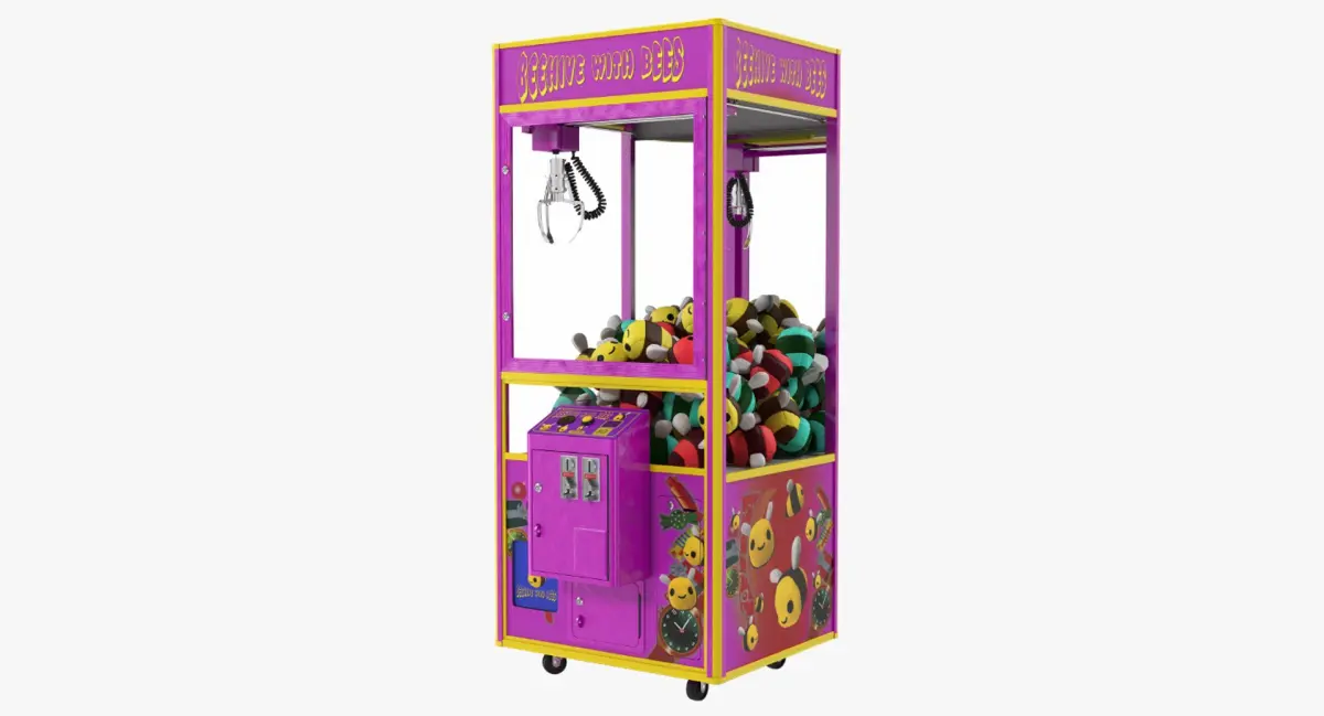 Claw Vending Machine with Toys 3D model