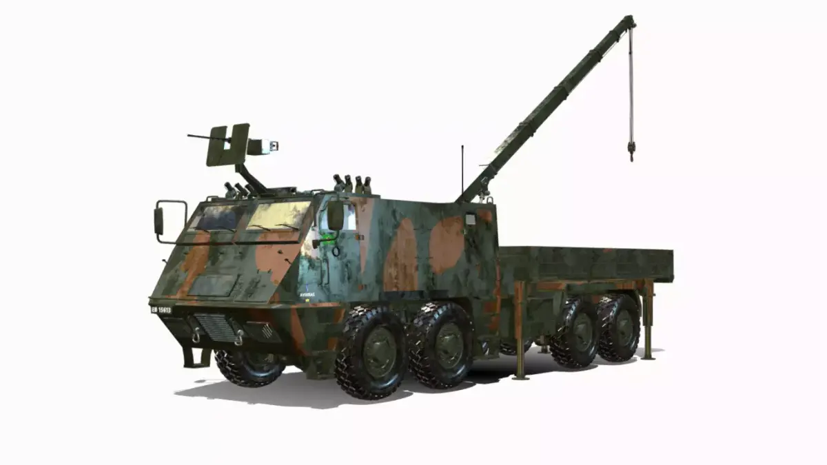 astros lll 8x8 AV RMD Low-poly 3D model