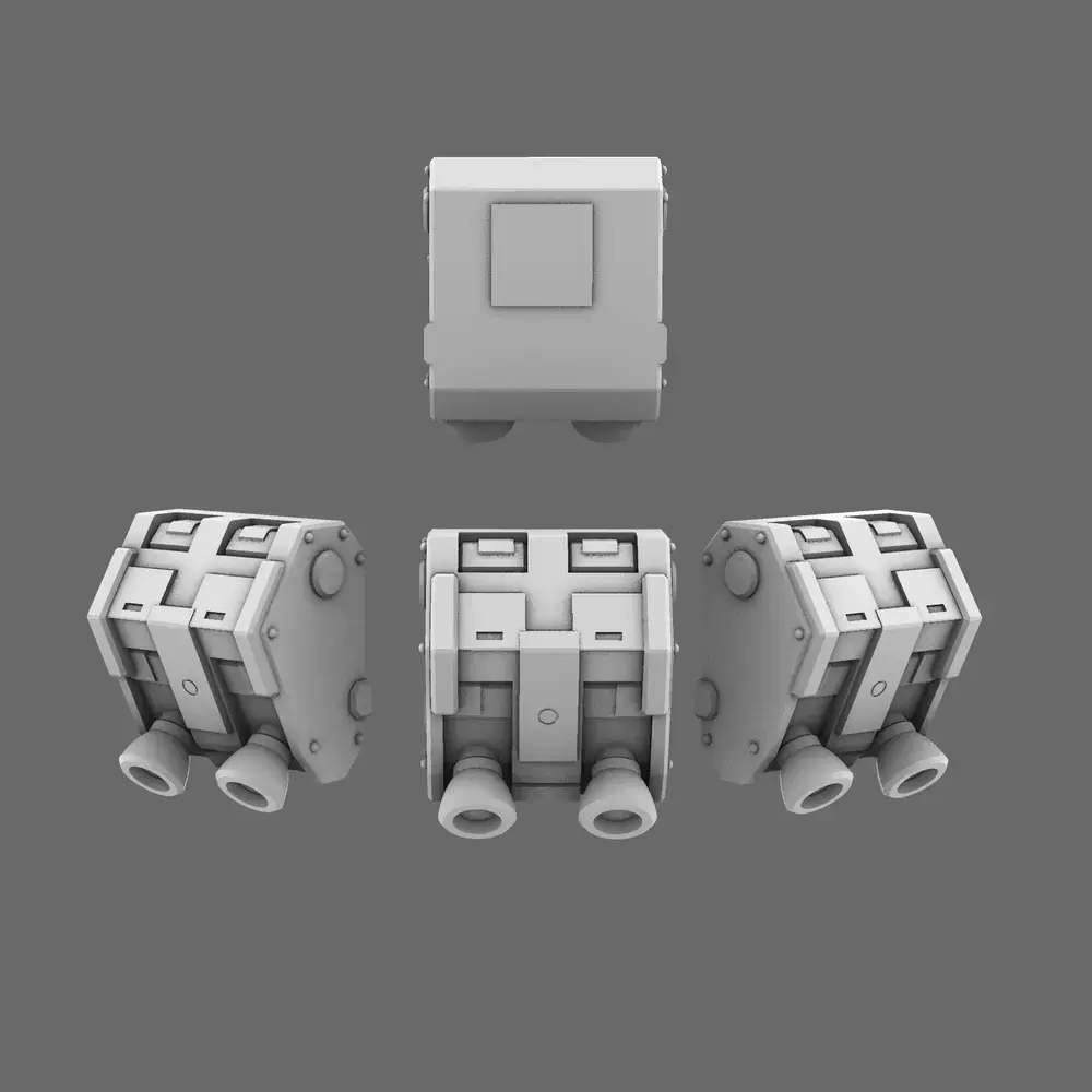 Clan Gunpla V10 Style Zaku II Standard Jetpack 3D print model