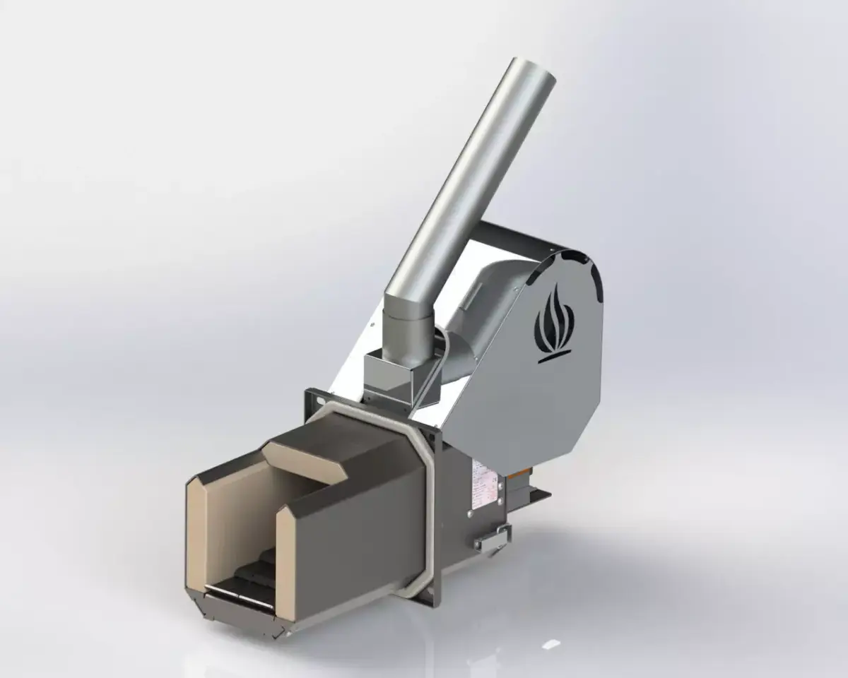 PELLET BURNER 3D model 3D model