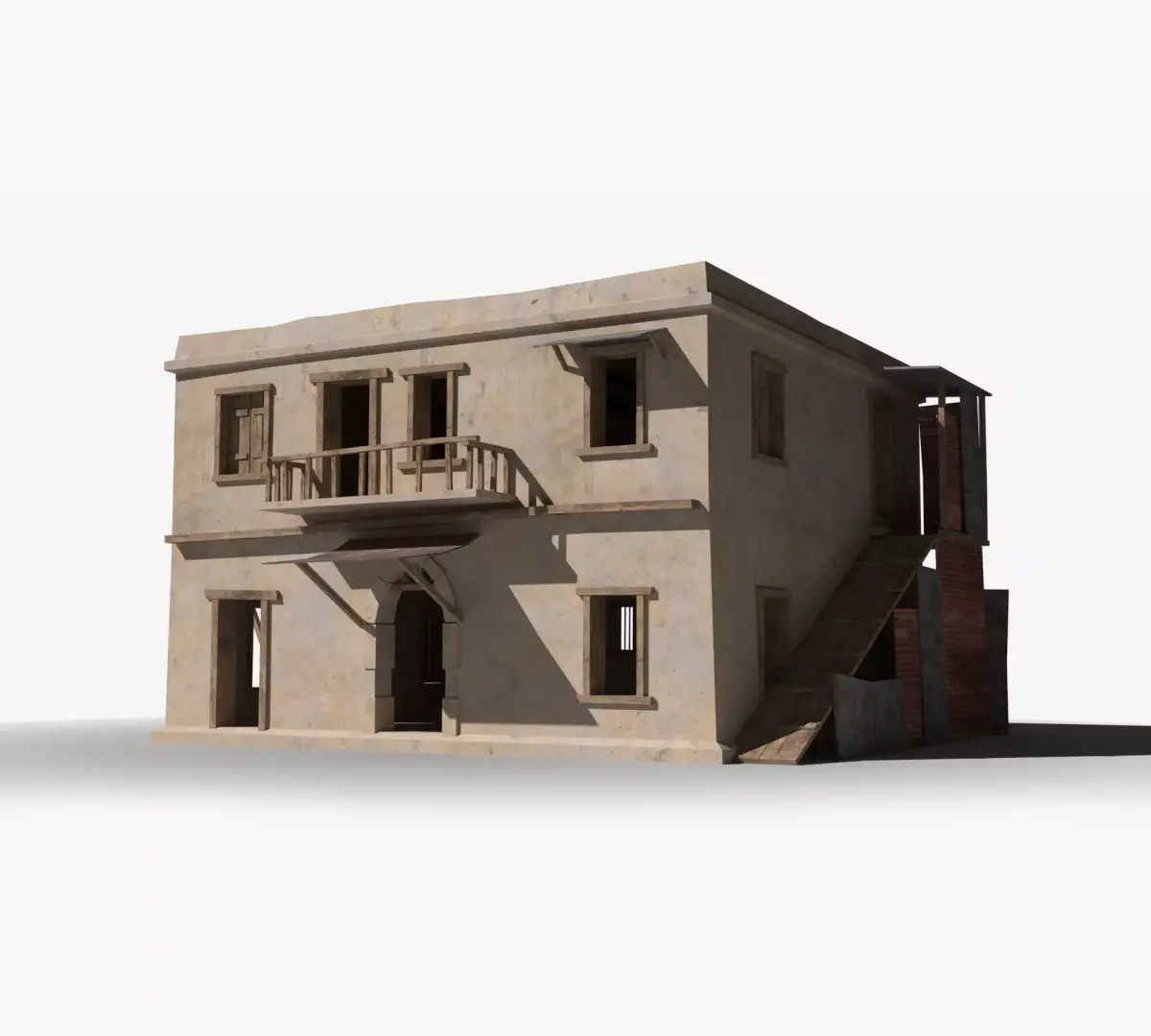 Arab x31 Low-poly 3D model