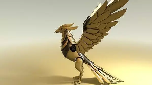 Mechanical Phoenix 3D model