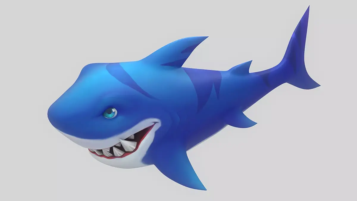 Cartoon Fish 16 Low-poly 3D model