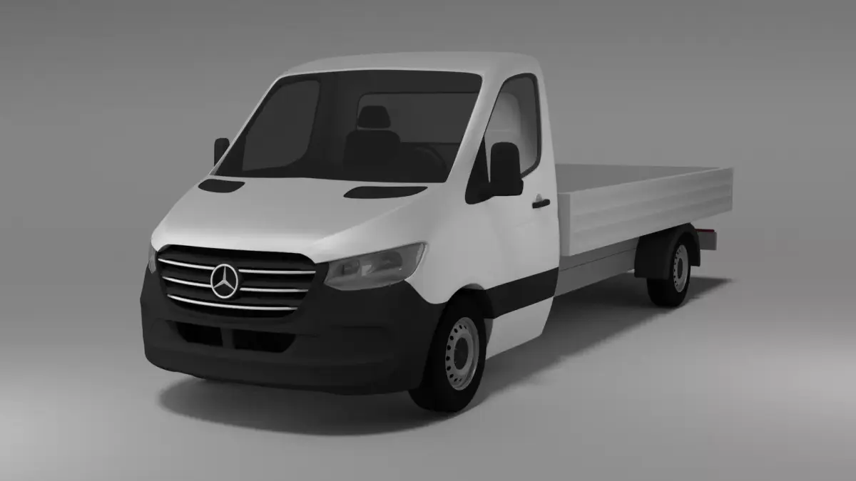 Sprinter 2019 dropside 3D model