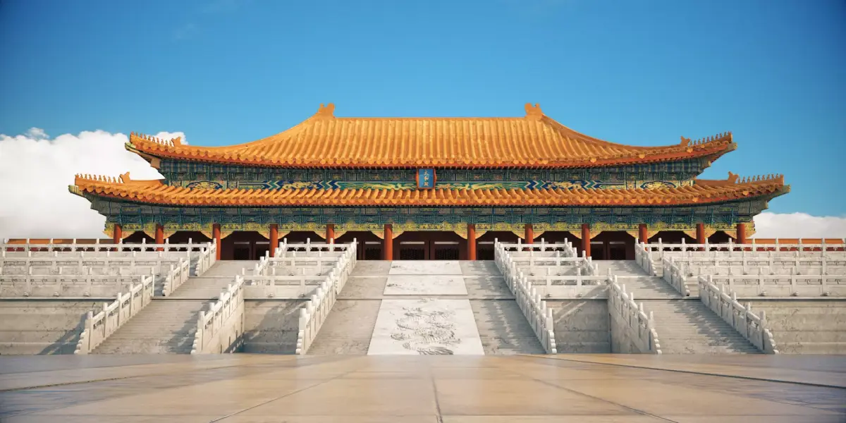 Forbidden City   the Imperial Palace    Hall of Supreme Harmony  3D model