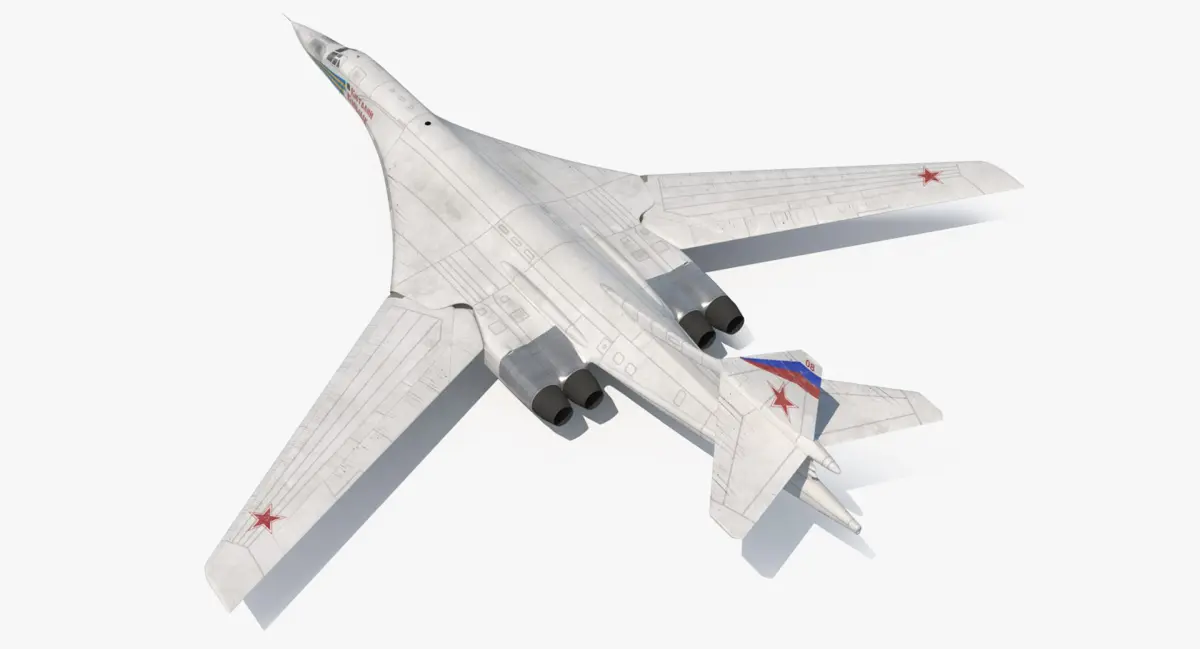 Strategic Bomber Tupolev Tu-160 Blackjack 3D model