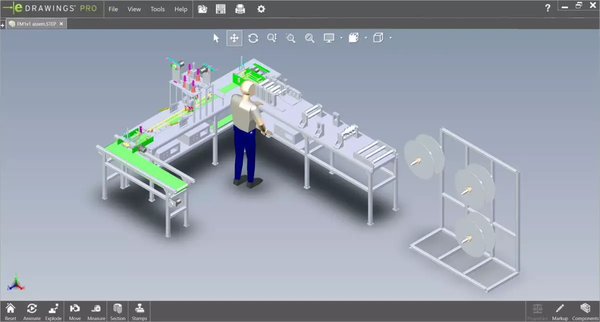 fully automatic -face mask machine 3 3D model