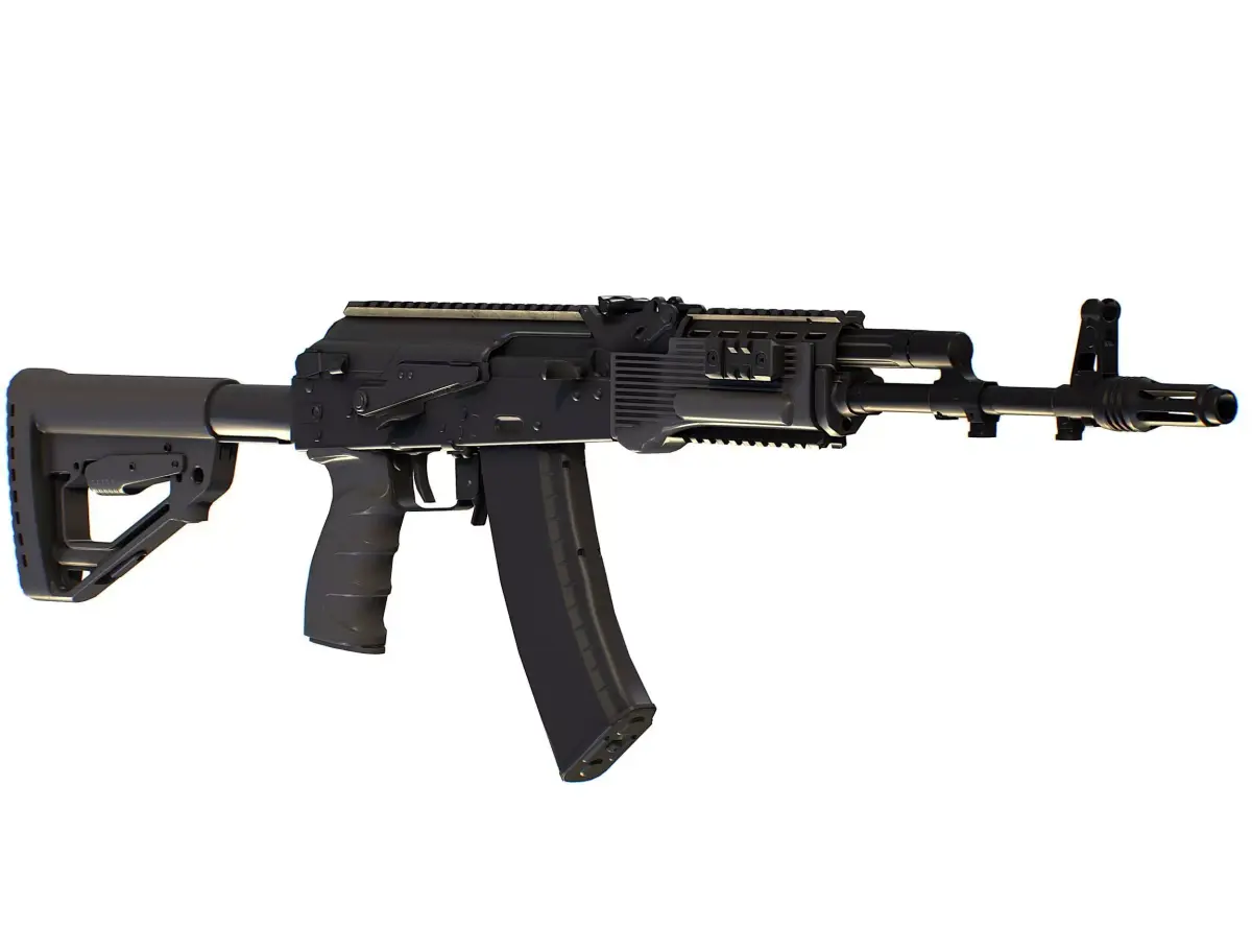 Kalashnikov Assault Rifle AK-300 Gun AKs AKM Low-poly 3D model