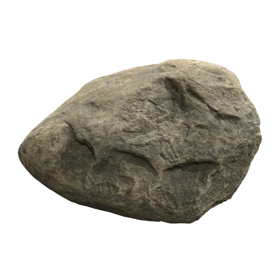  Toned Smooth Large Rock Boulder Model, Yellow  purchase