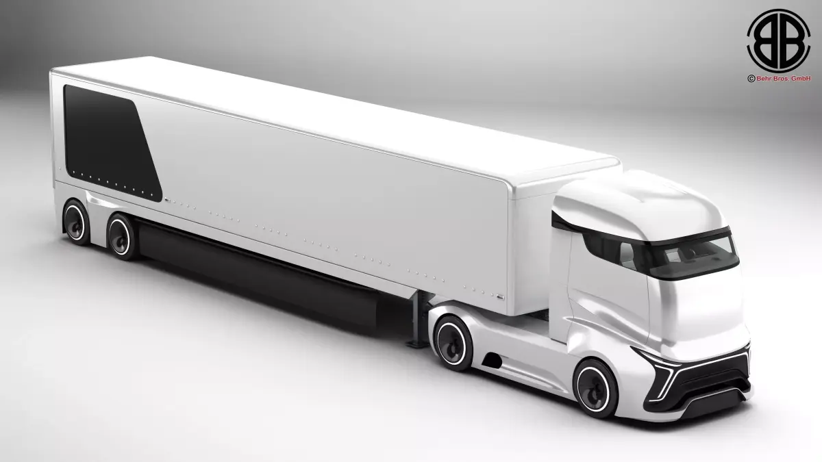 Generic Future Truck EV 3D model