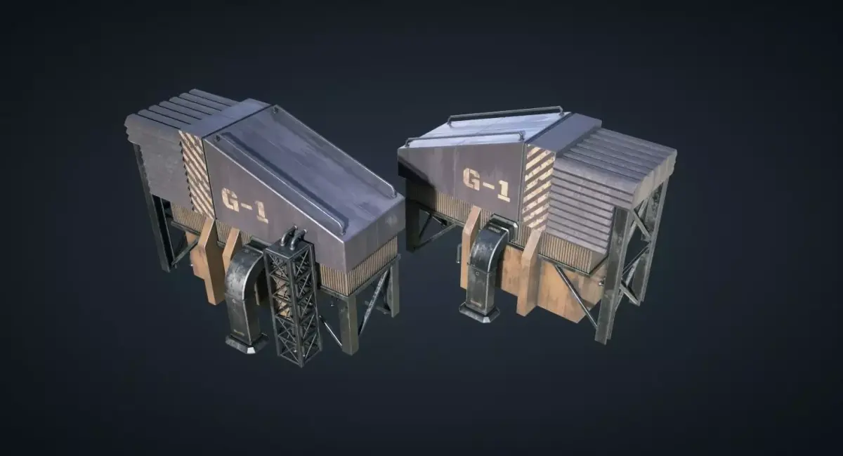 Mars KitBash - Generator Low-poly 3D model