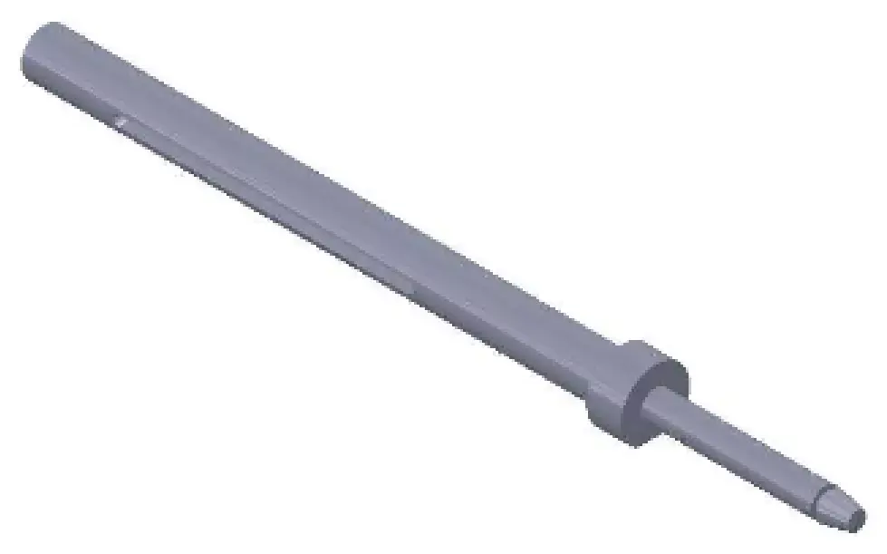 Bolt With Body 9mm Caliber 3D model