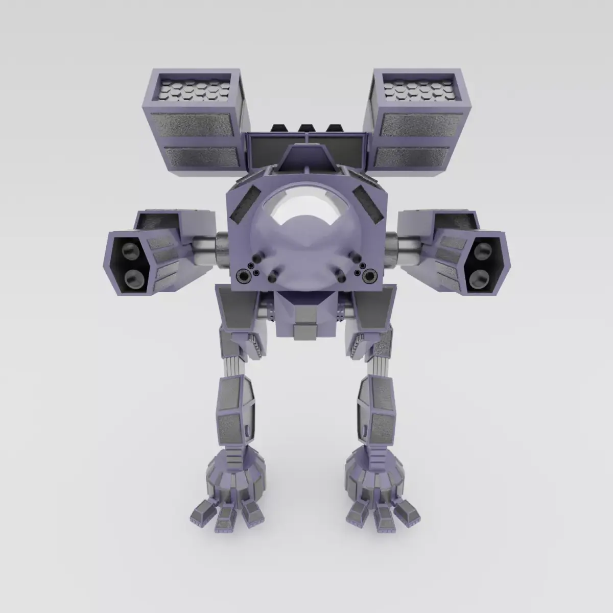 Madcat War Robot Free 3D model