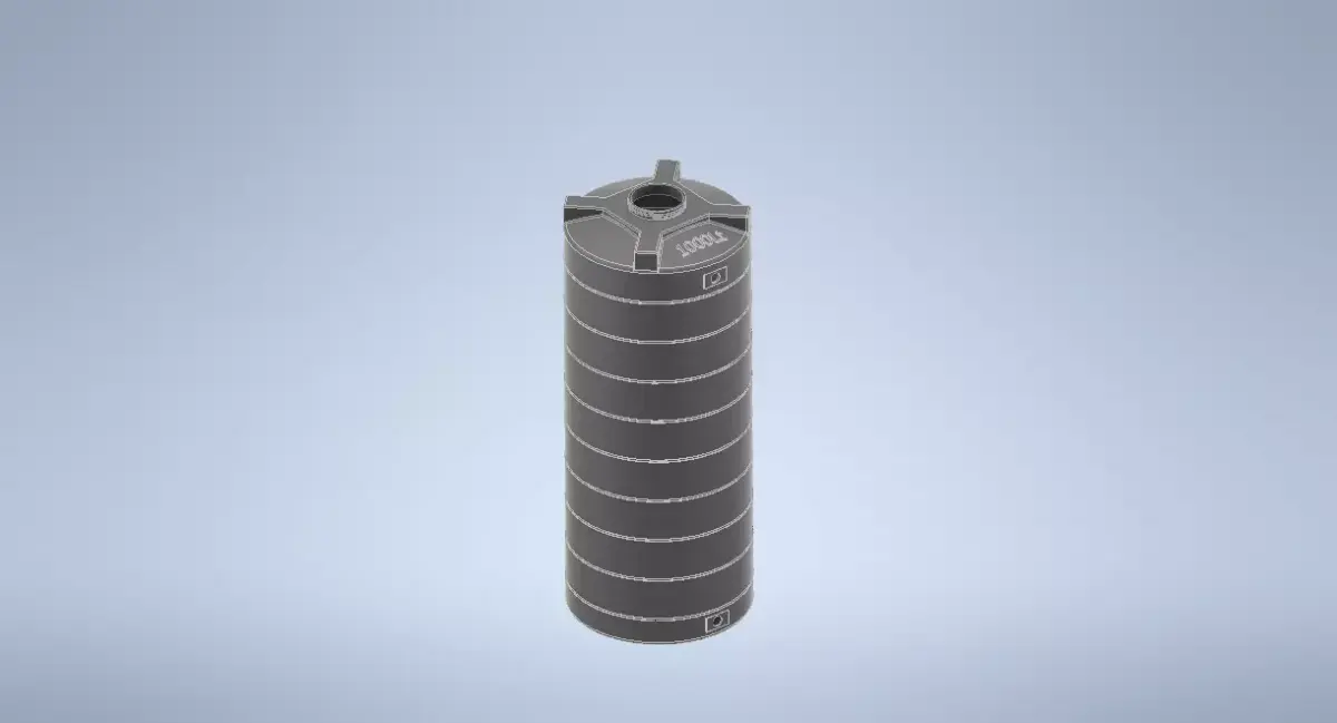 Water tank 1000Lt 3D model