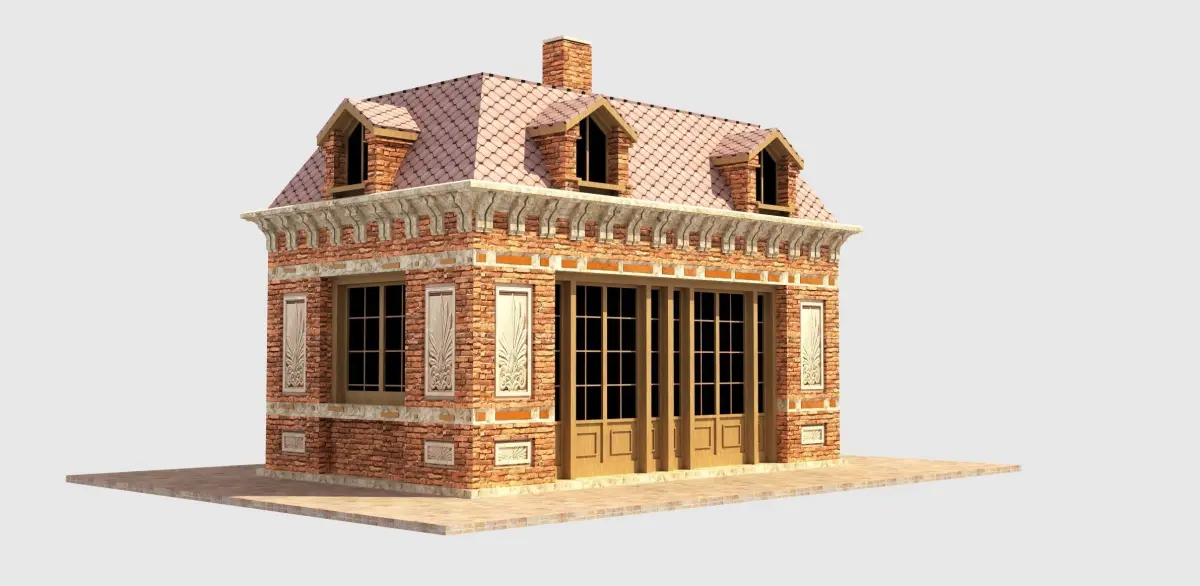 building the garden 3D model