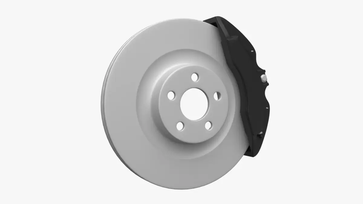 Brake disc 3D model by acves