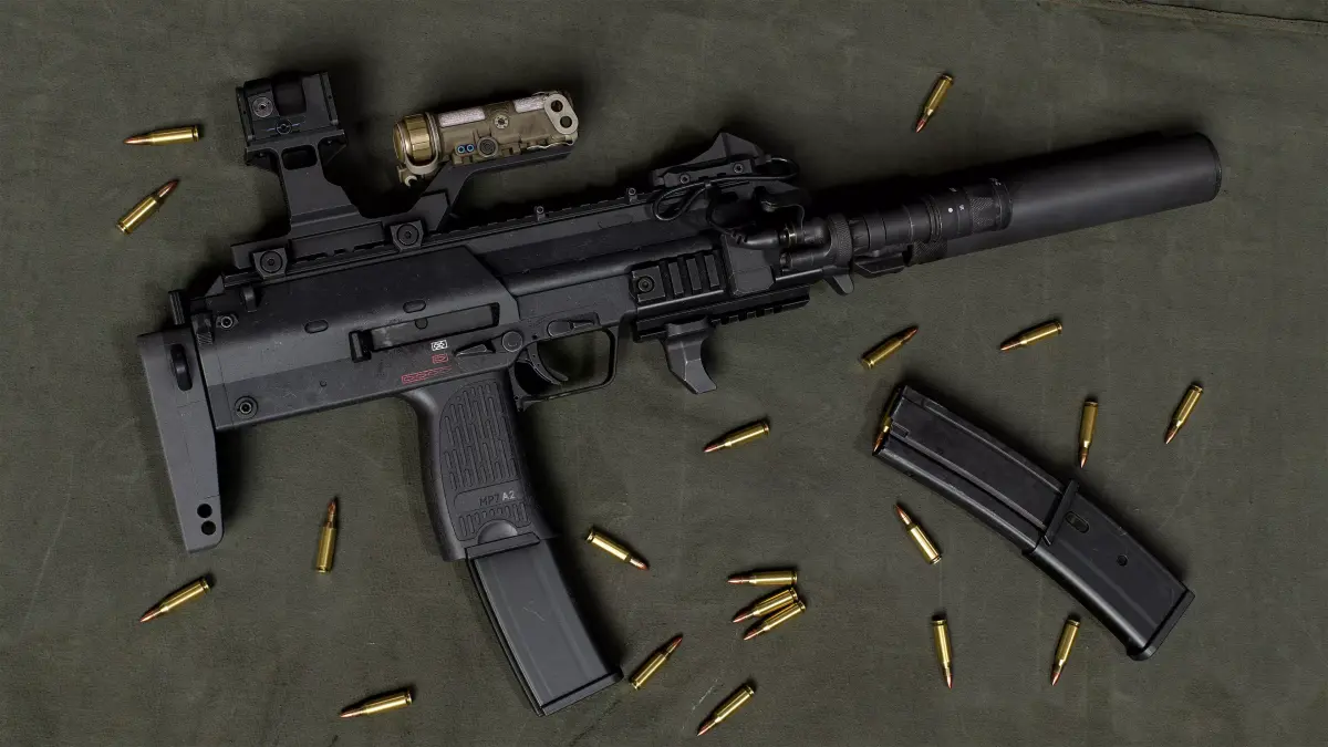 HK MP7 A2 Low-poly 3D model