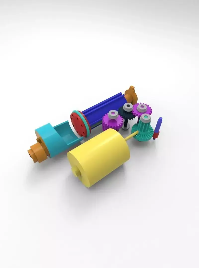 AEP gearbox display 3D model