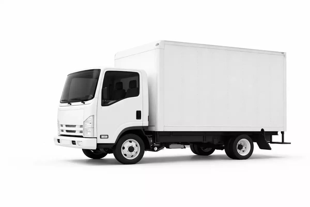 Generic Box Truck Versatile Cargo Distribution Vehicle 01 3D model