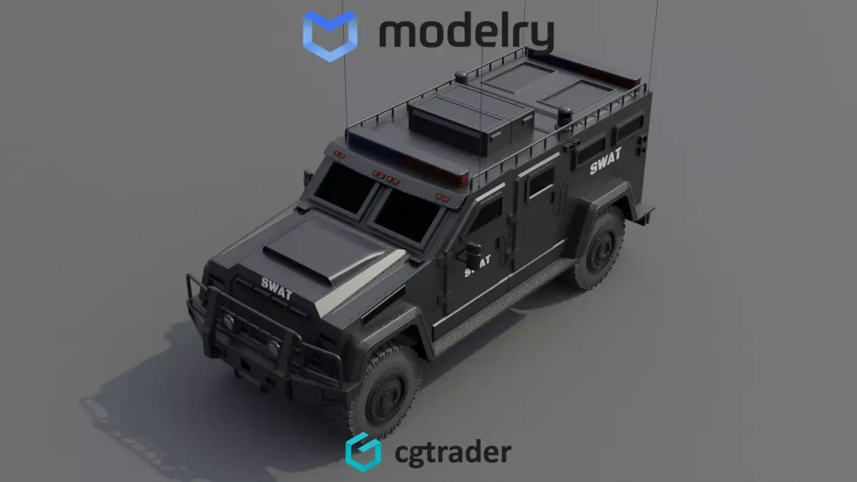 SWAT Vehicle 3D model