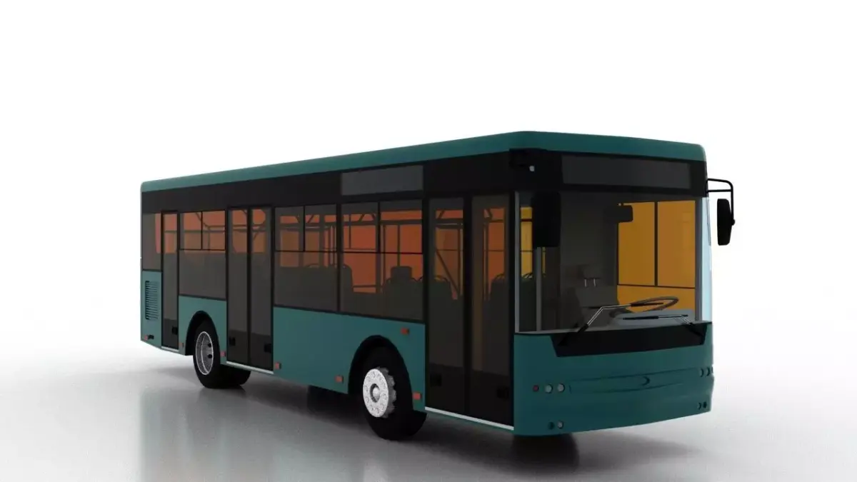 Bus Bogdan A60110 Low-poly 3D model