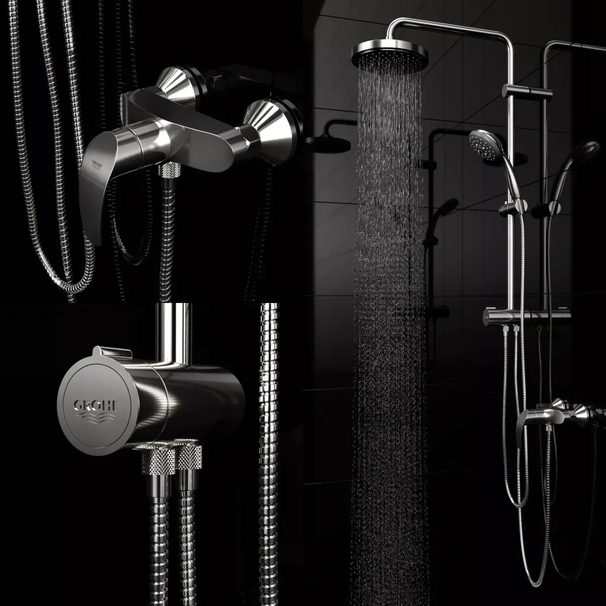 Grohe New Tempesta 3D model