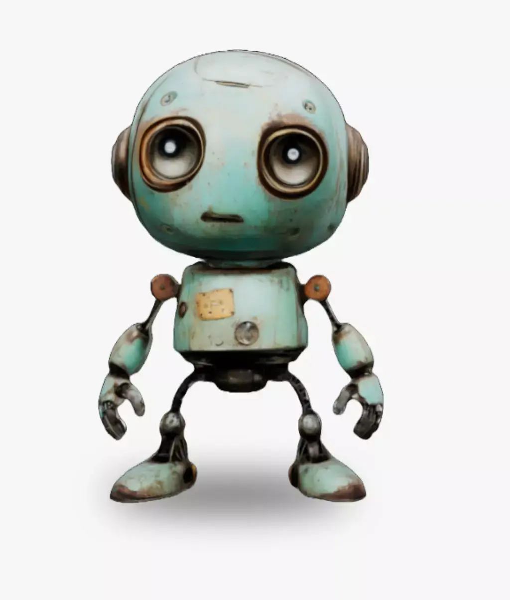 Rusty Bot 3D model is perfect 3D model