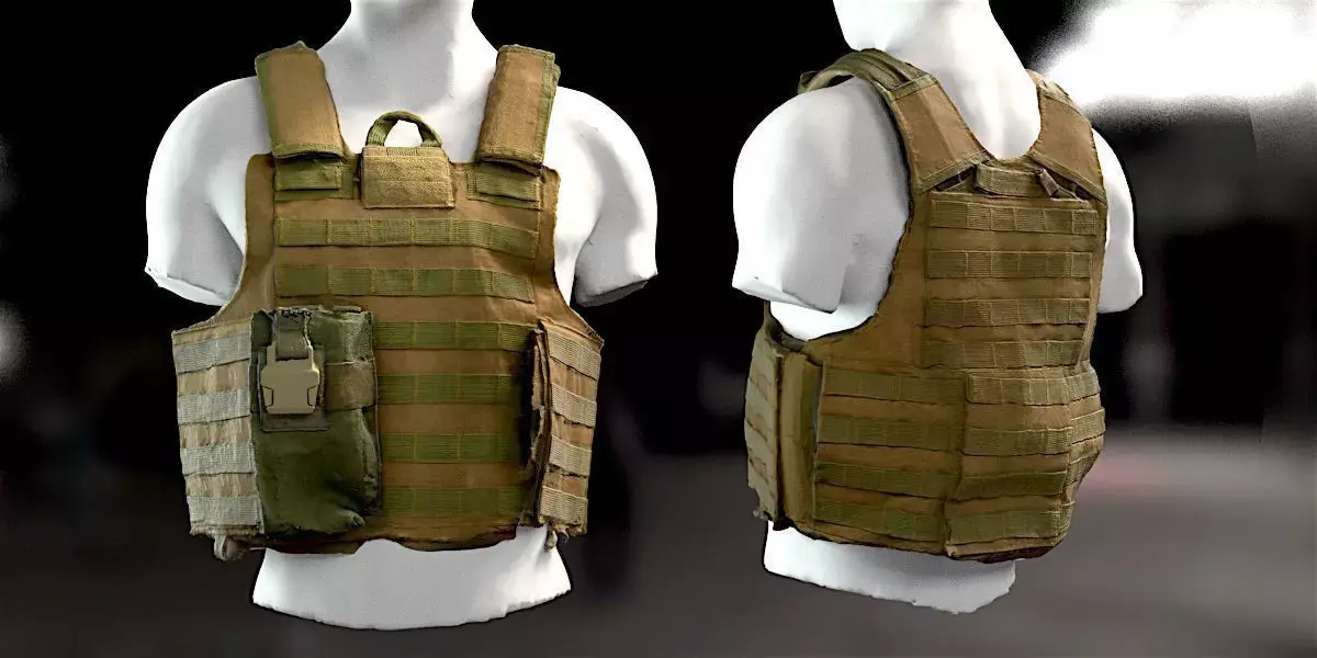 SOLDIER Bulletproof Vest 03 3D model