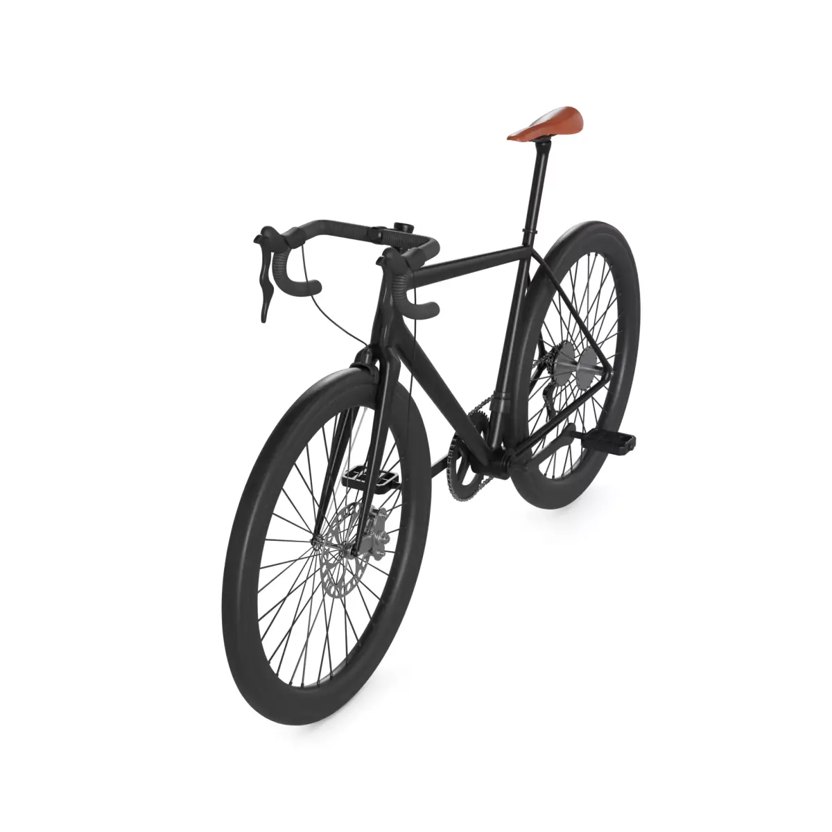 Traditional Road Bike 3D model 2