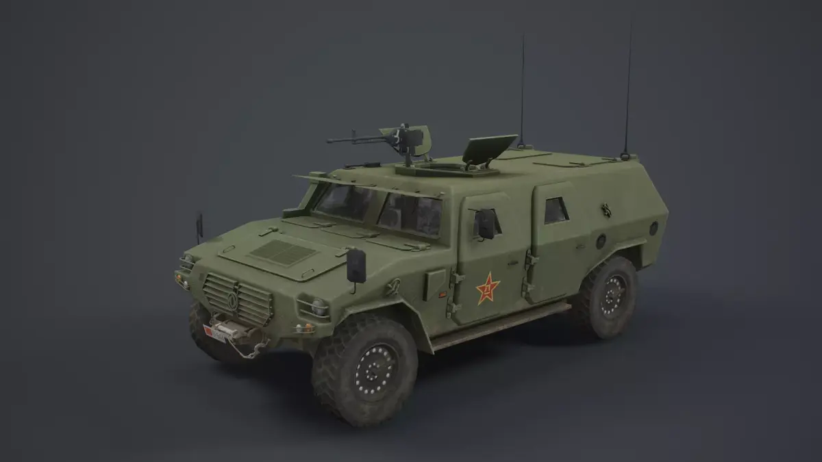 Dongfeng CSK131 Mengshi Low-poly 3D model