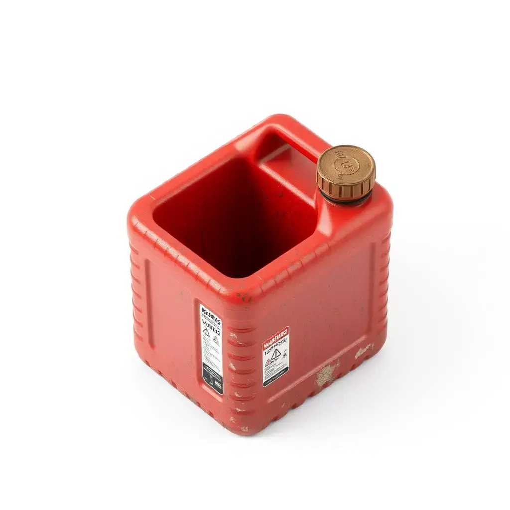 Realistic Red Fuel Canister Low-poly 3D model