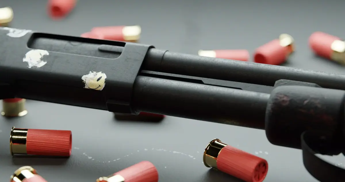 Shotgun Mossberg 590 Low-poly 3D model