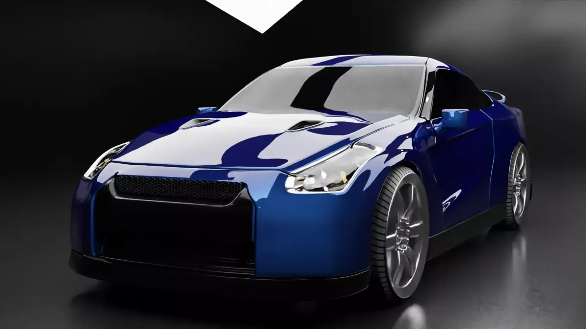 Nissan GT R35 2009 Free 3D model
