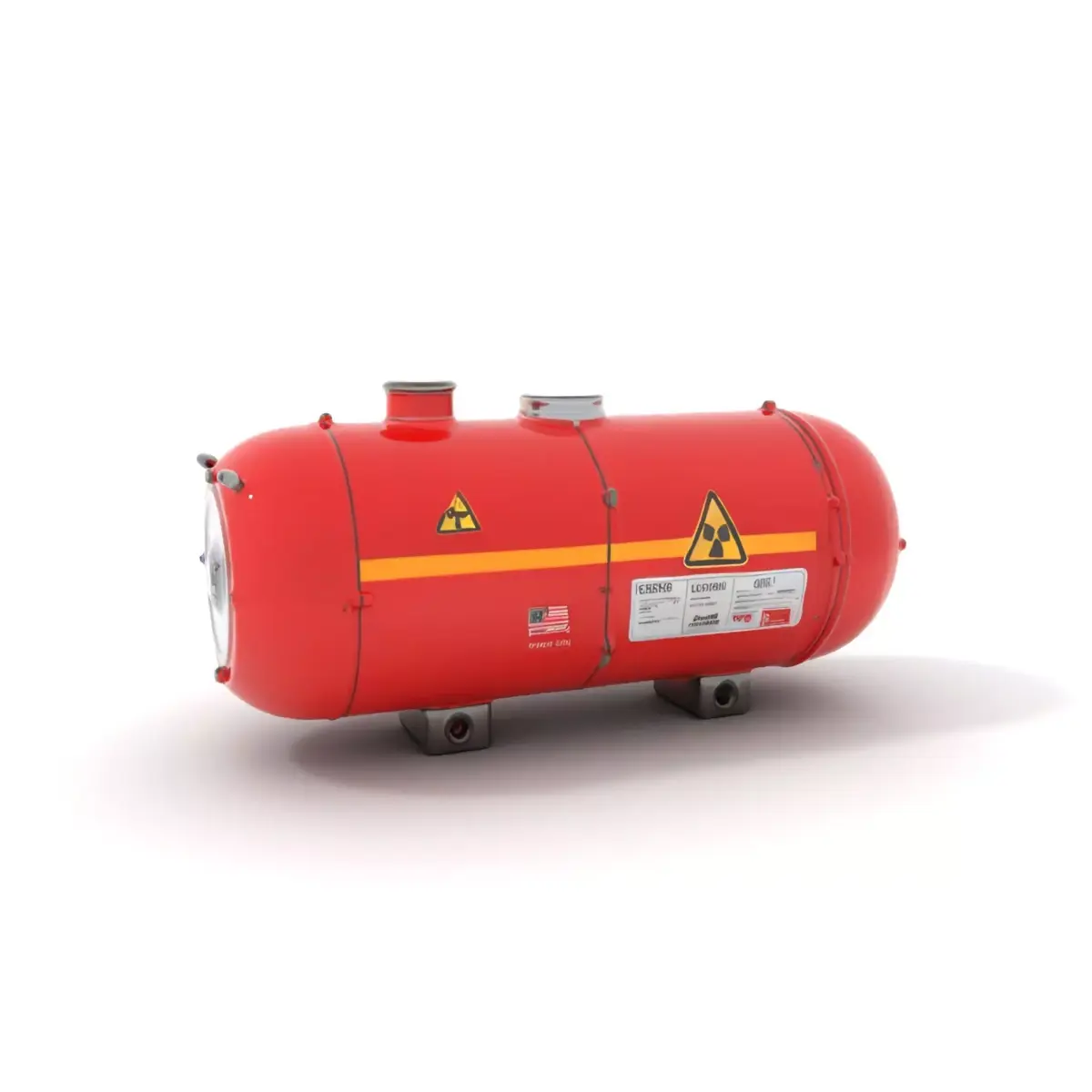 Industrial Hazardous Material Tank model pack Low-poly 3D model