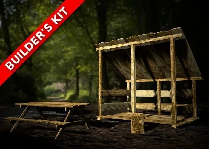 Lumber Kit - Rough-Hewn Texture Low-poly 3D model
