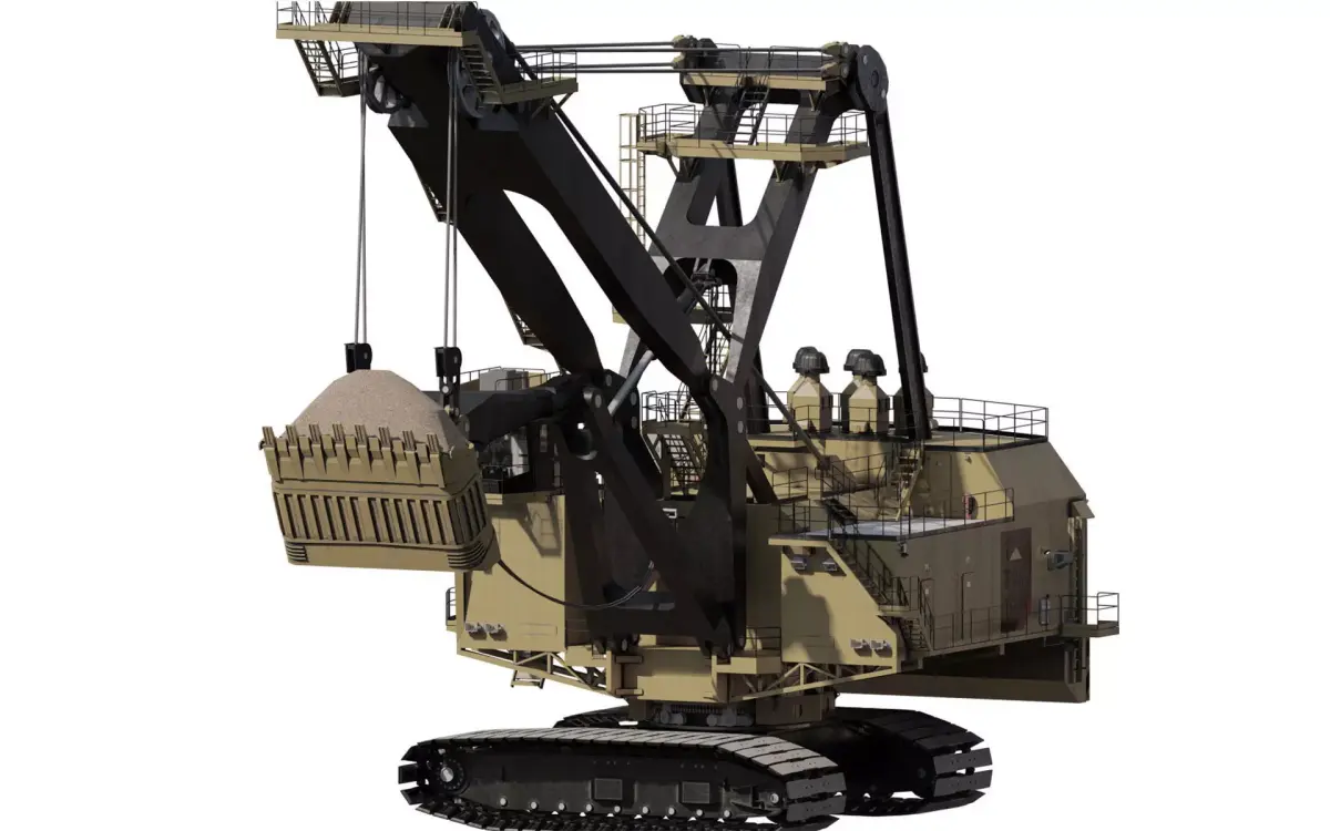 Electric Rope Shovel 3D model