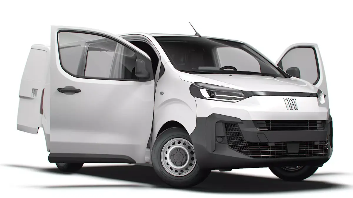 Fiat e Scudo Van L1 HQ Interior 2024 3D model