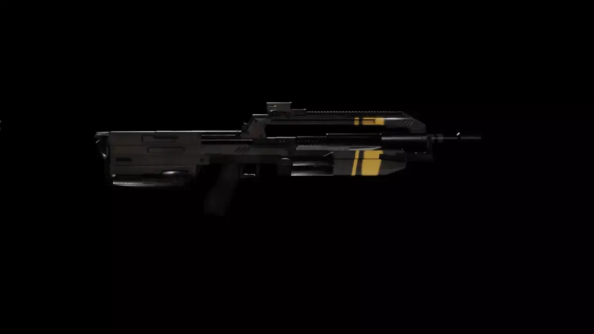 Halo Battlerifle Low-poly 3D model