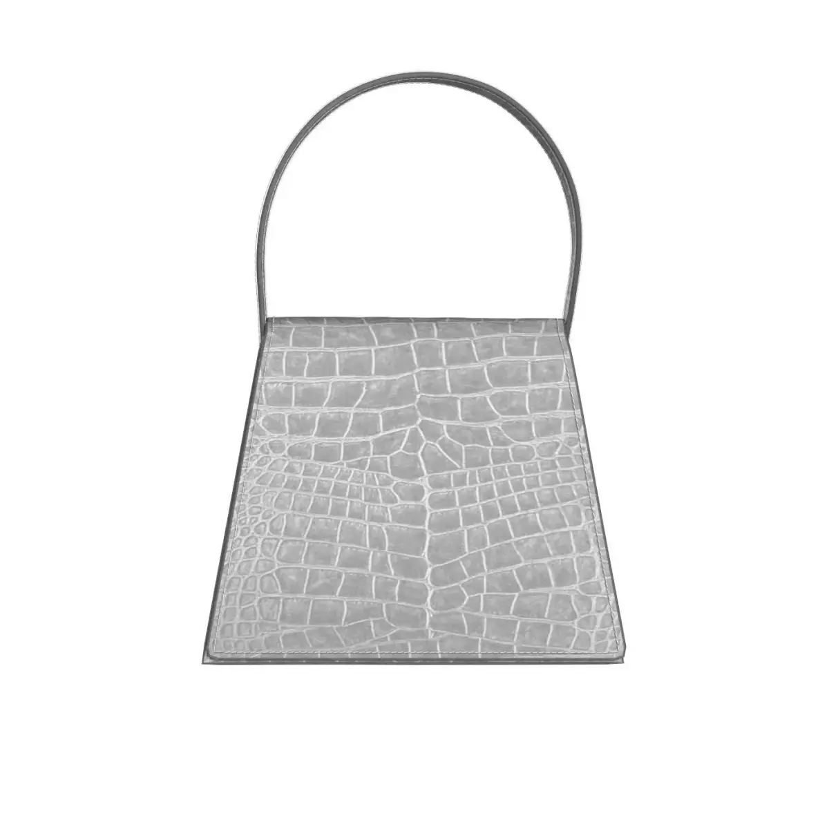 Grey Mini Flap Bag 3D model