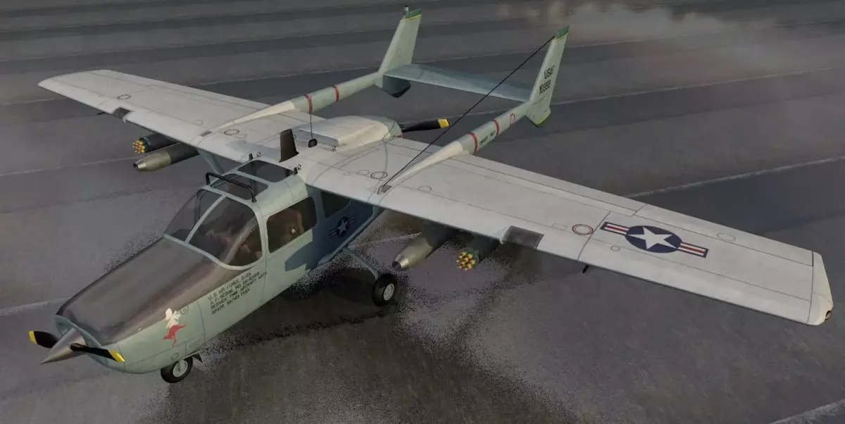 Cessna O-2A Skymaster 3D model